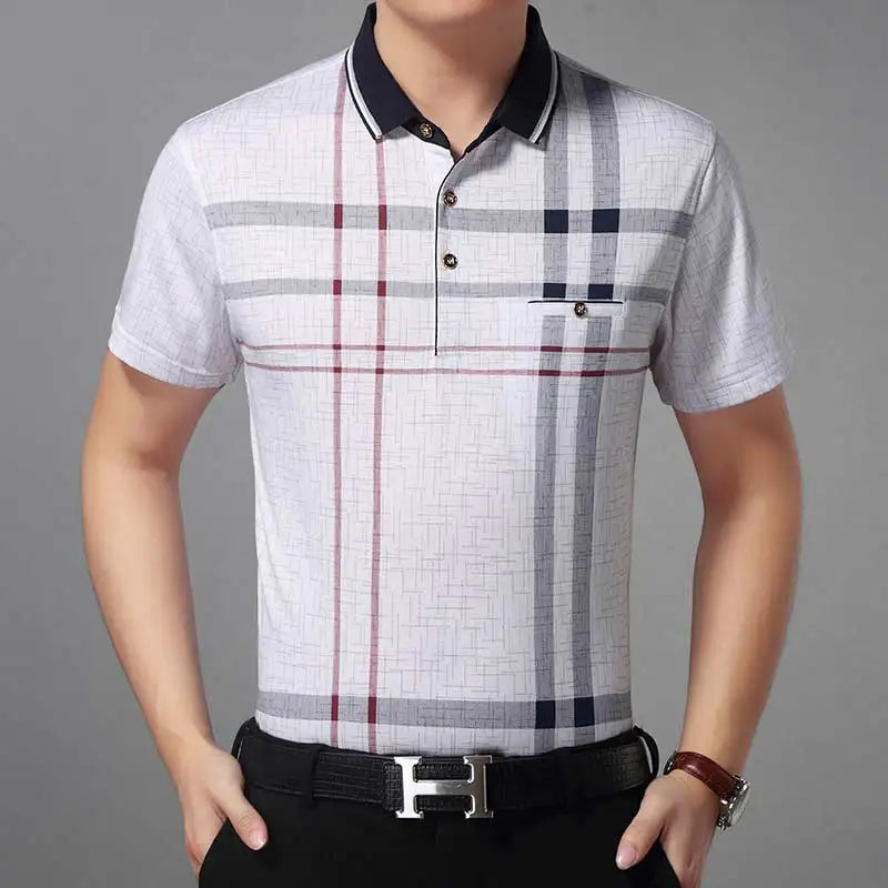Polo de manga corta detalle