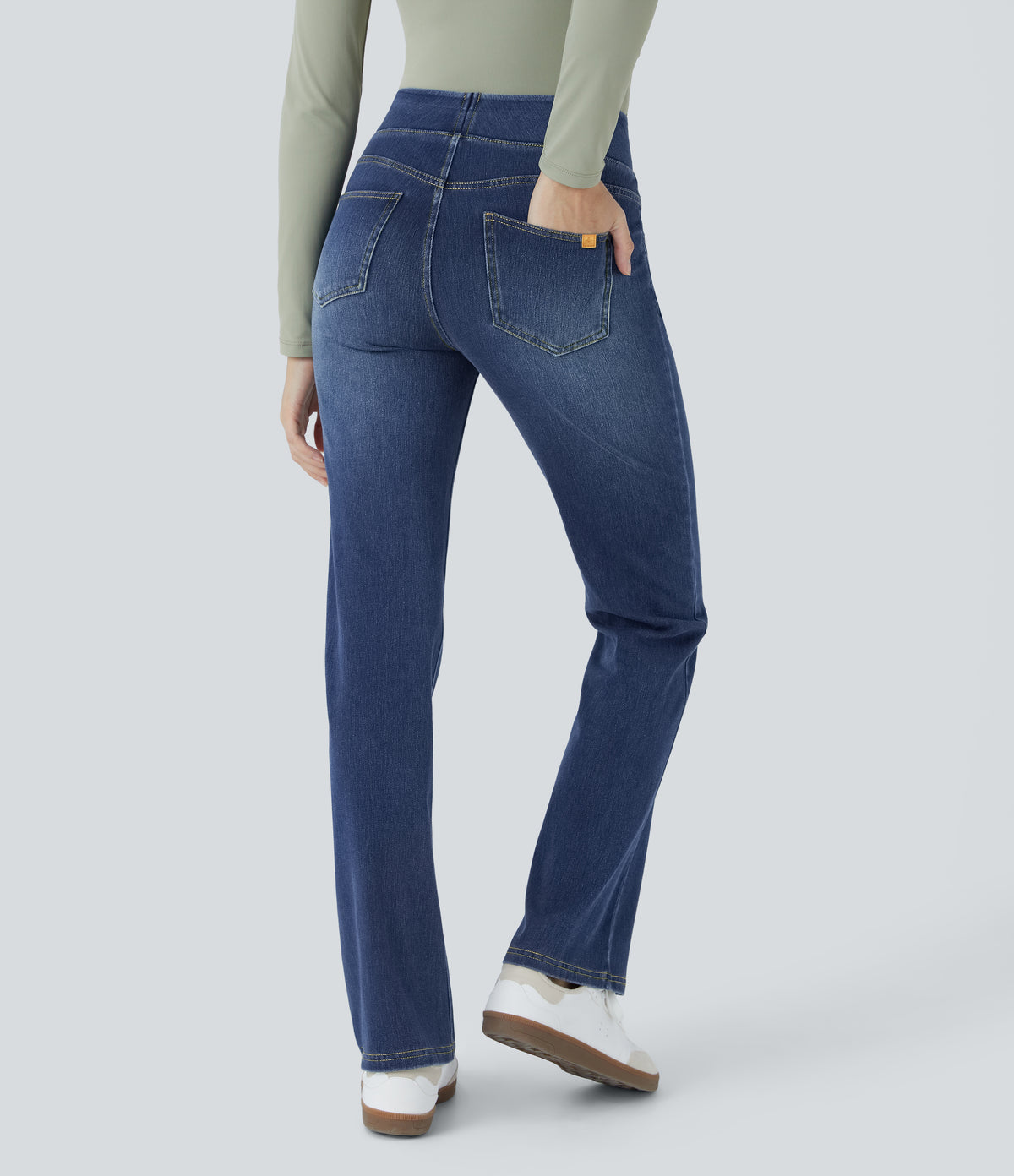 Denim azul brillante