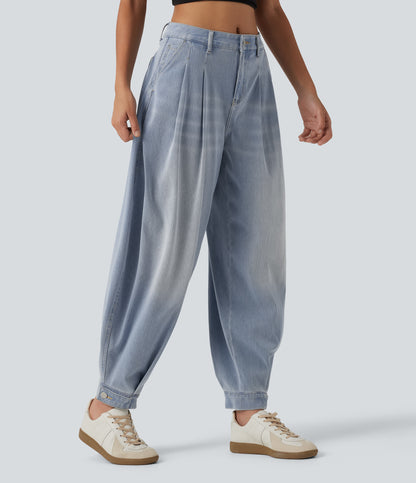 Denim azul gris