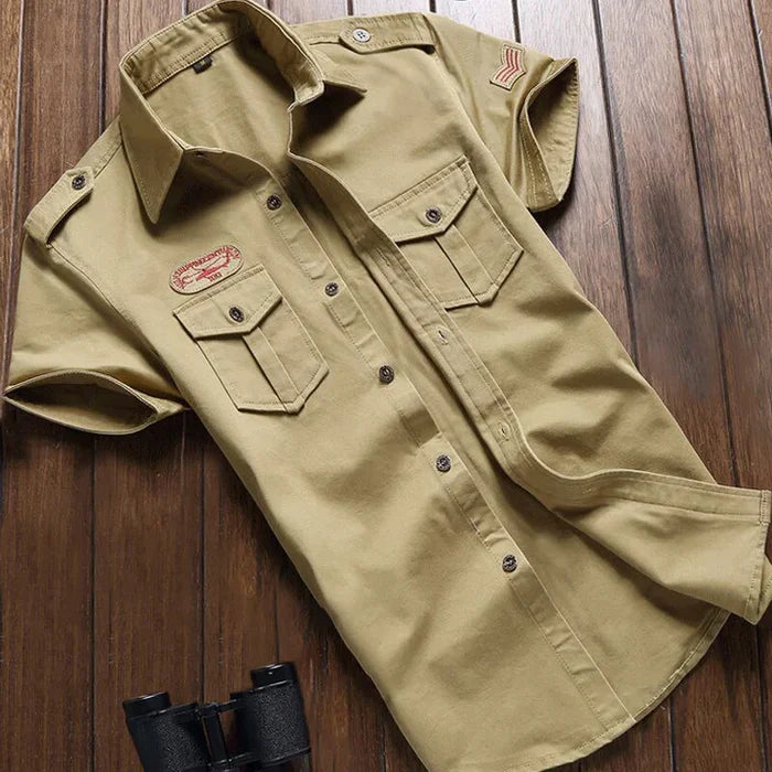 Sobrecamisa de manga larga verde