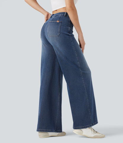 Denim azul intenso