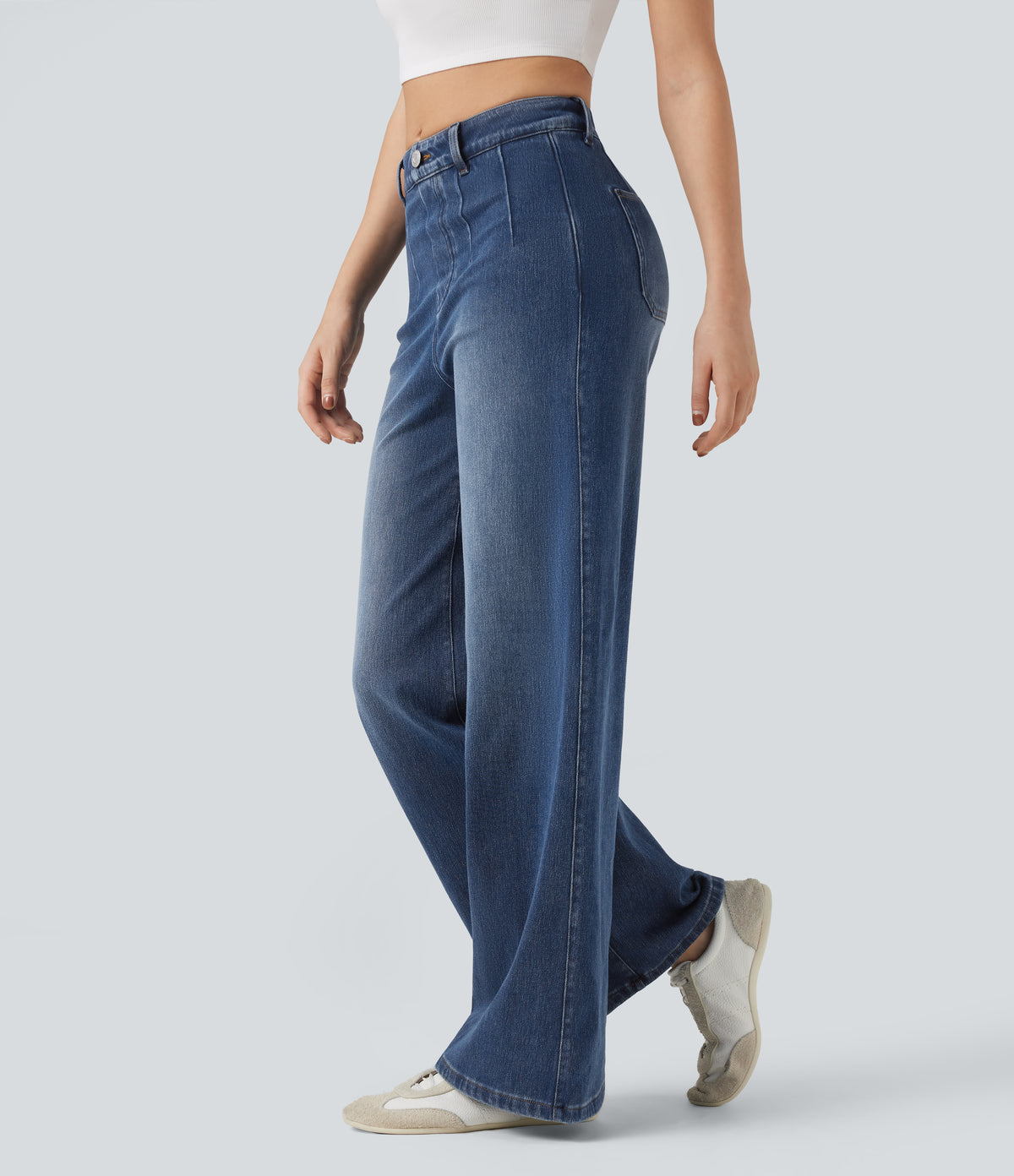 Denim azul intenso