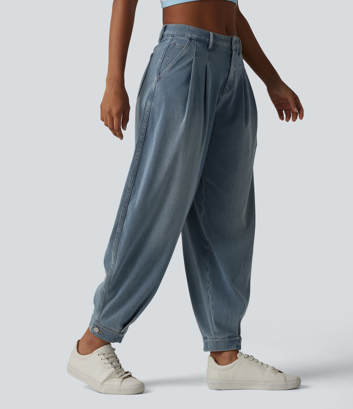 Denim azul jaspe