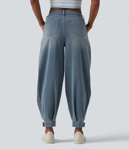 Denim azul jaspe
