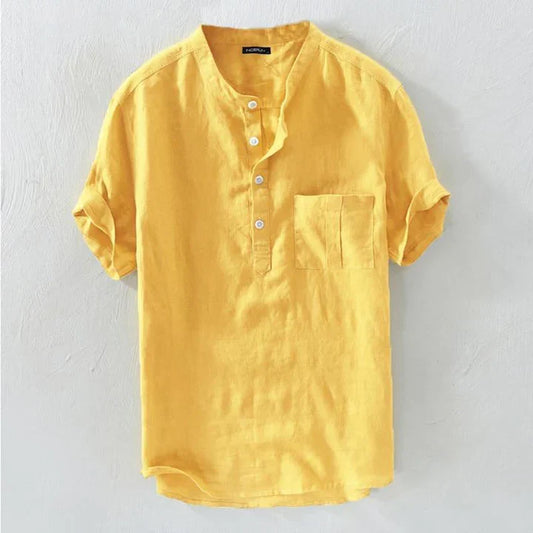 Camisa de manga larga azul ligera