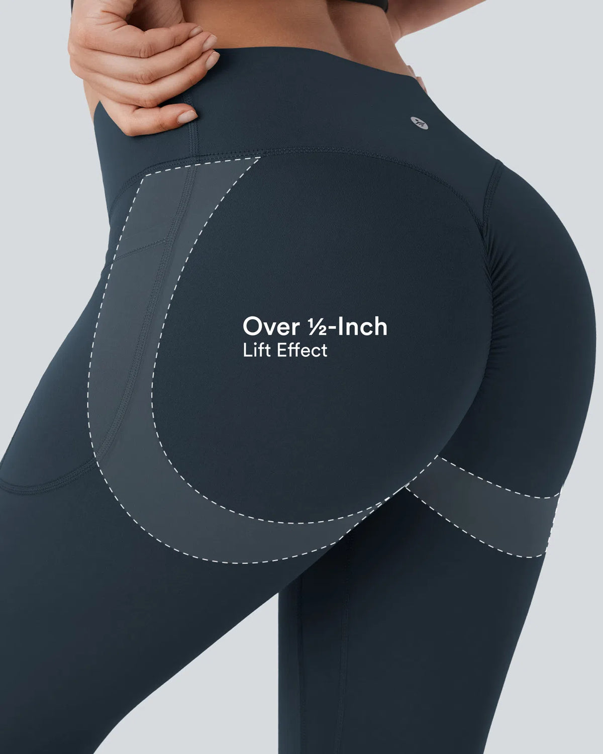 Leggings de entrenamiento push-up de tiro alto