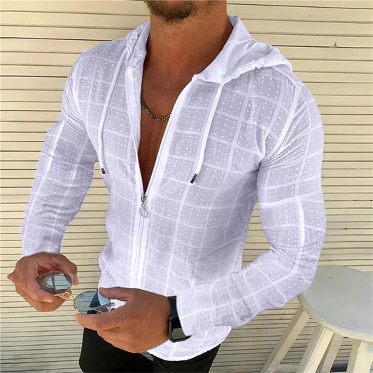 Camisa de manga larga negra elástica