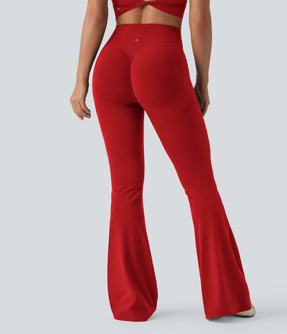 Leggings de yoga acampanados con efecto push-up