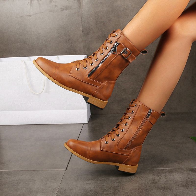 Botas ortopédicas marrón