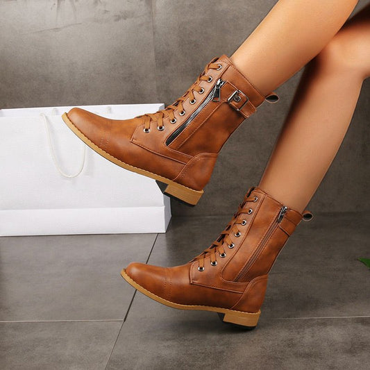 Botas ortopédicas marrón