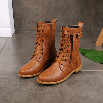 Botas ortopédicas marrón par